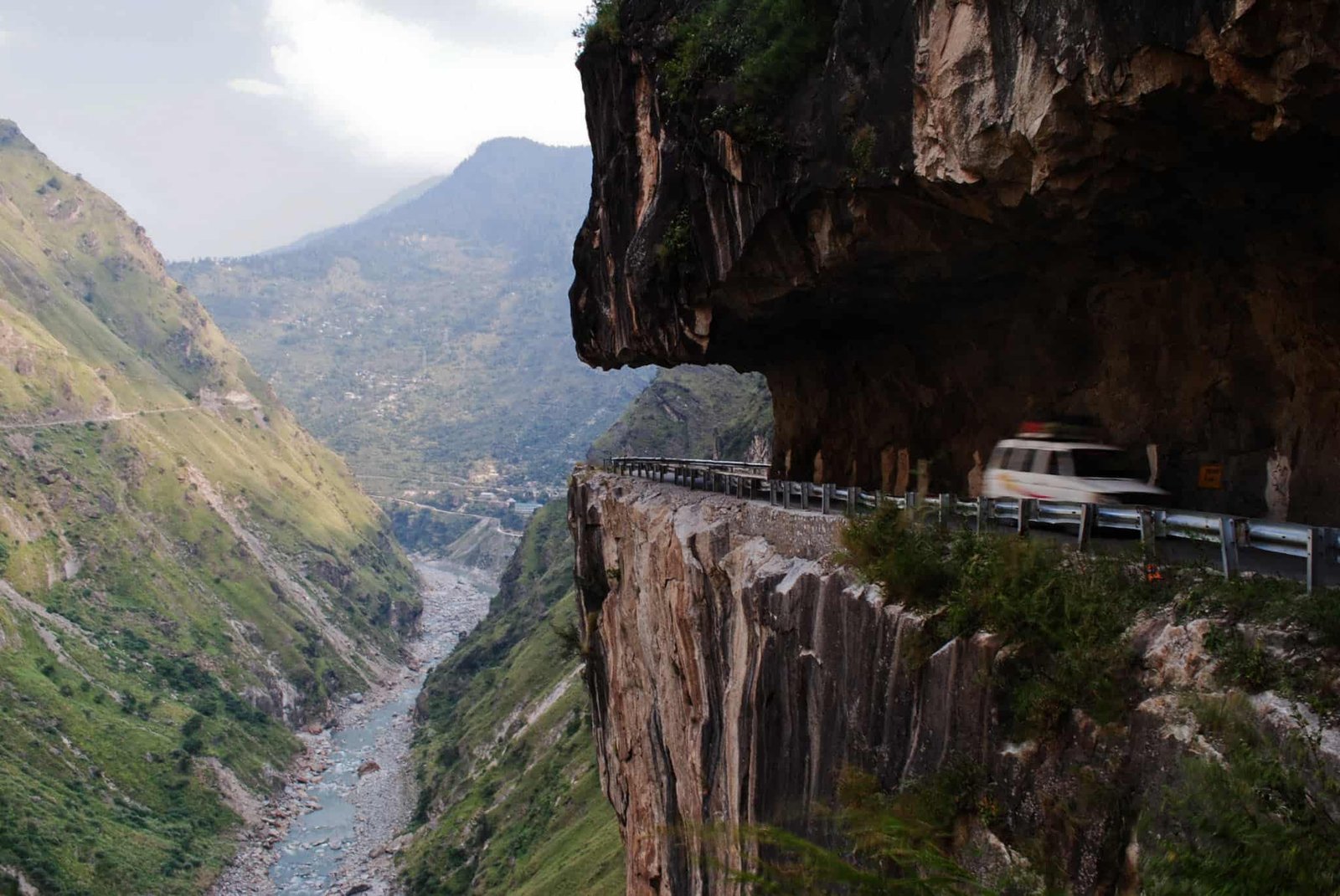 Offroad SUV in Himalayas